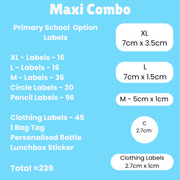 Waterproof name labels for school South Africa