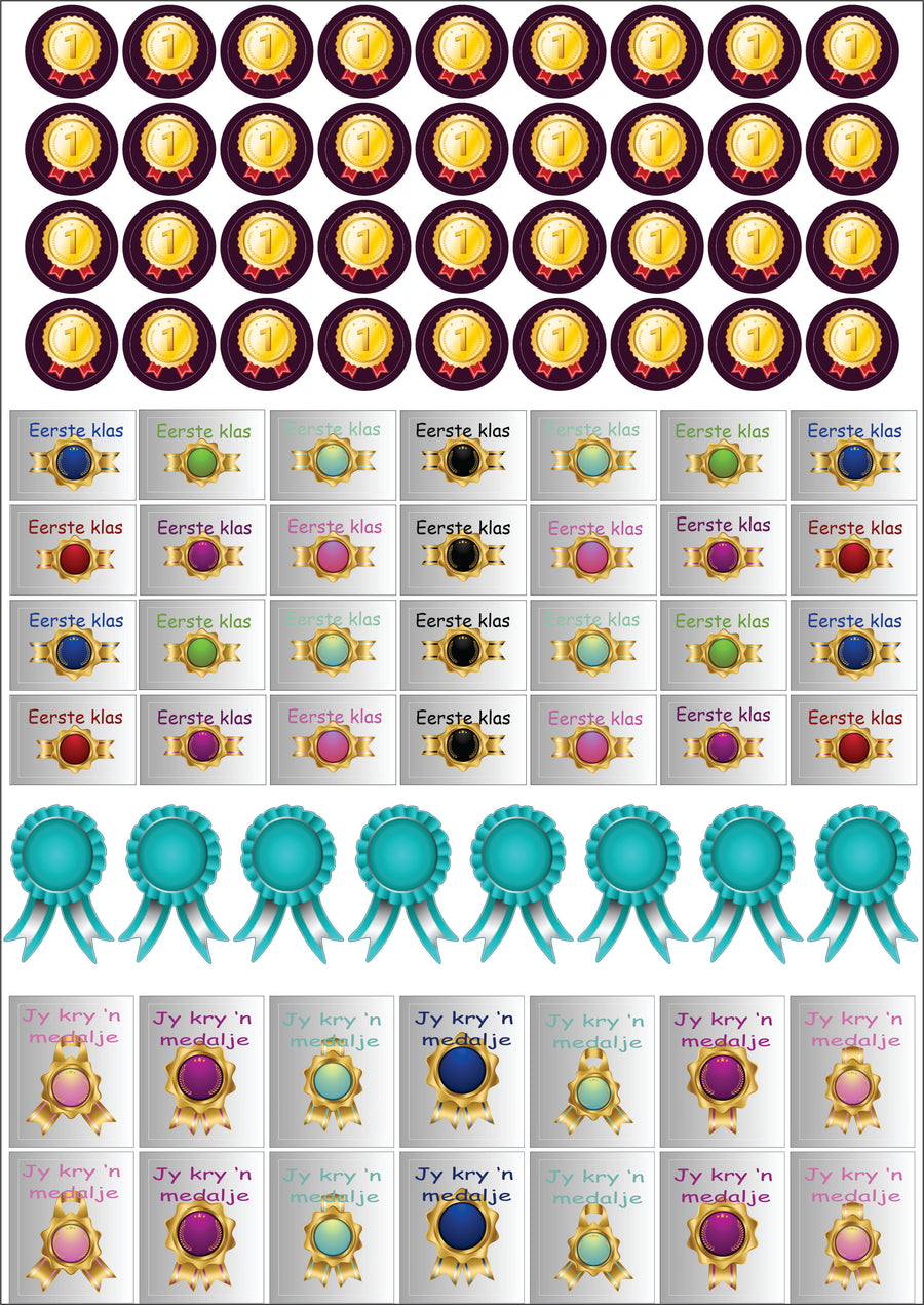 Medalje Lint - Afrikaans