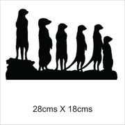 Meerkat Family Car Sticker