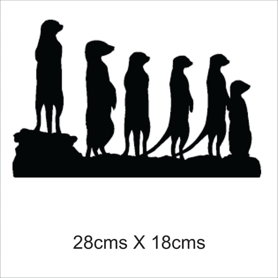 Meerkat Family Car Sticker