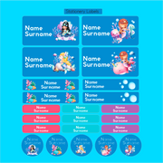 Mermaids Labels