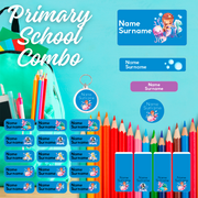 Mermaids Primary School Label Combo