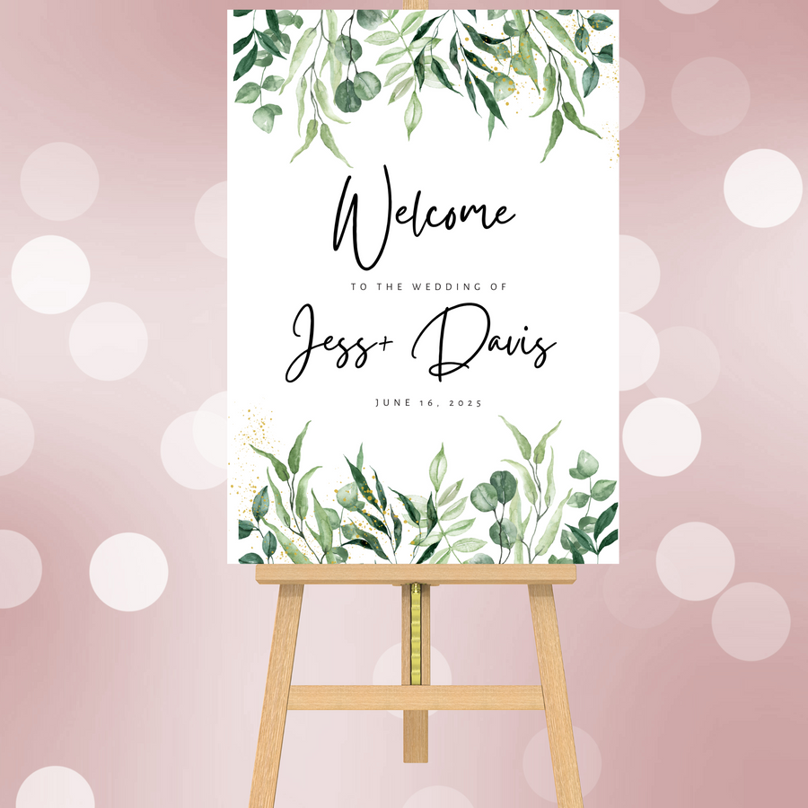 Personalised Wedding Welcome Boards