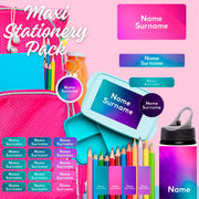 Northern Light Maxi School Stationery Pack Coral Designs