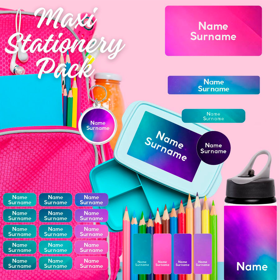 Northern Light Maxi School Stationery Pack Coral Designs