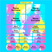 Paint Stationery Labels