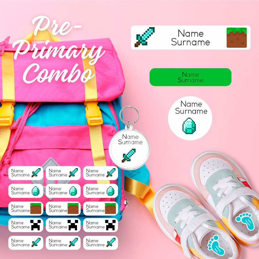 Pixel Games Pre-Primary Label Combo