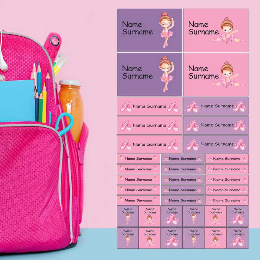 Ballerina Princess Labels
