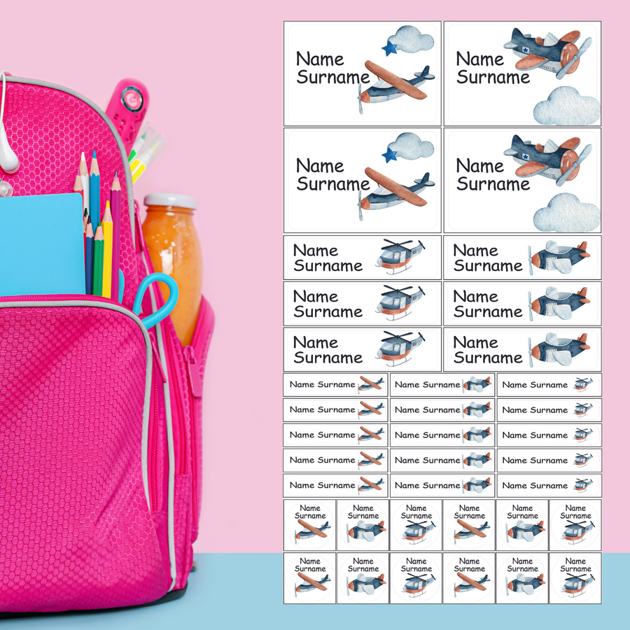 Planes and Things Labels
