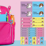 Kitties and Puppies Labels