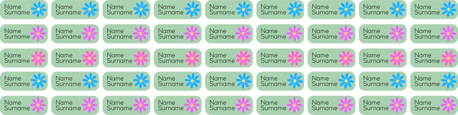Three Daisies Clothing Labels