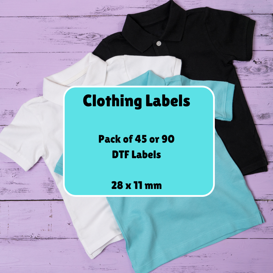 Boho DTF Clothing Labels