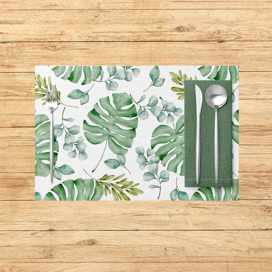 Tropical Leaves Placemats