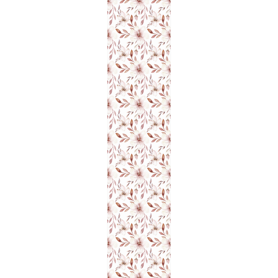 Brown Flowers Runner