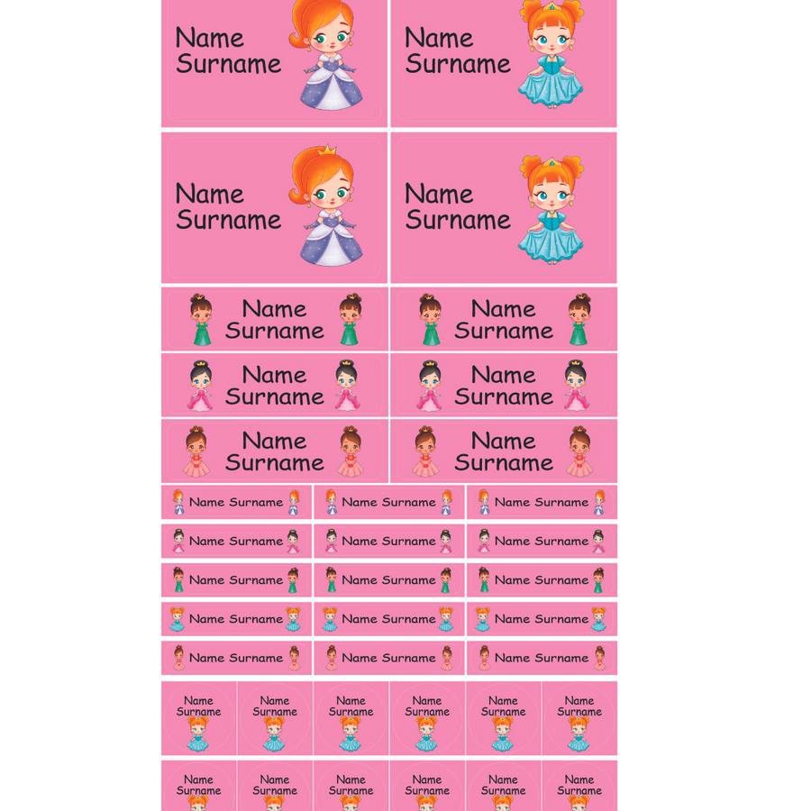 Princess Labels