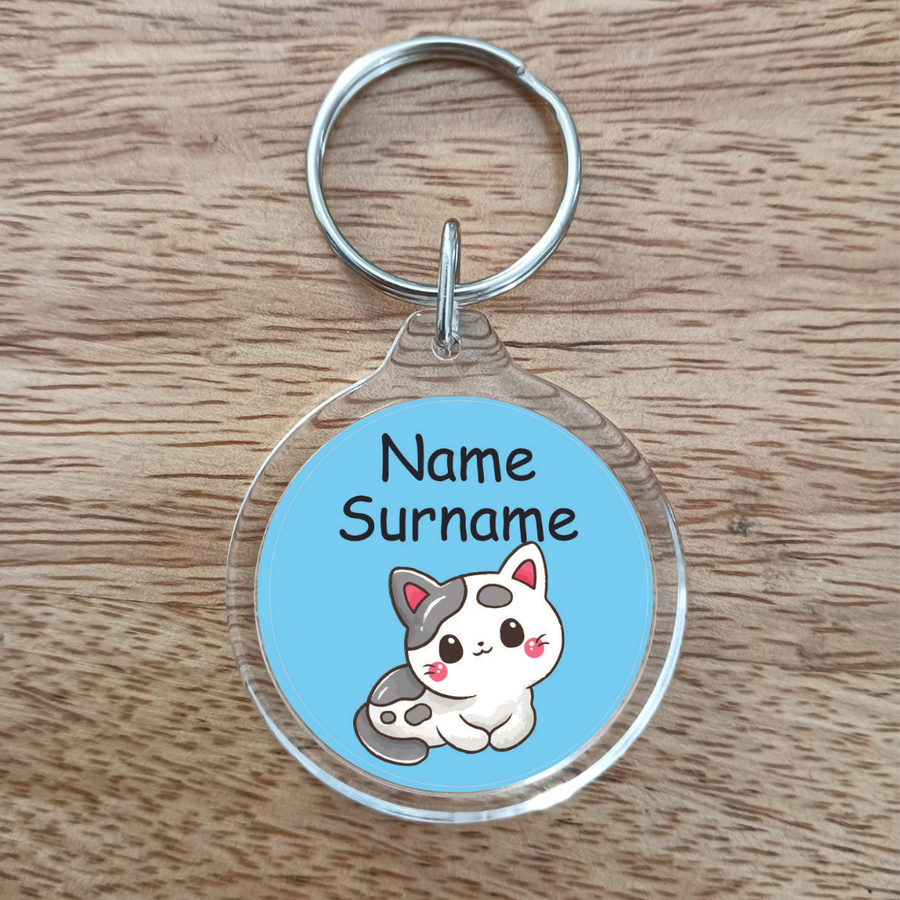 Kitten and Puppies Bag Tag