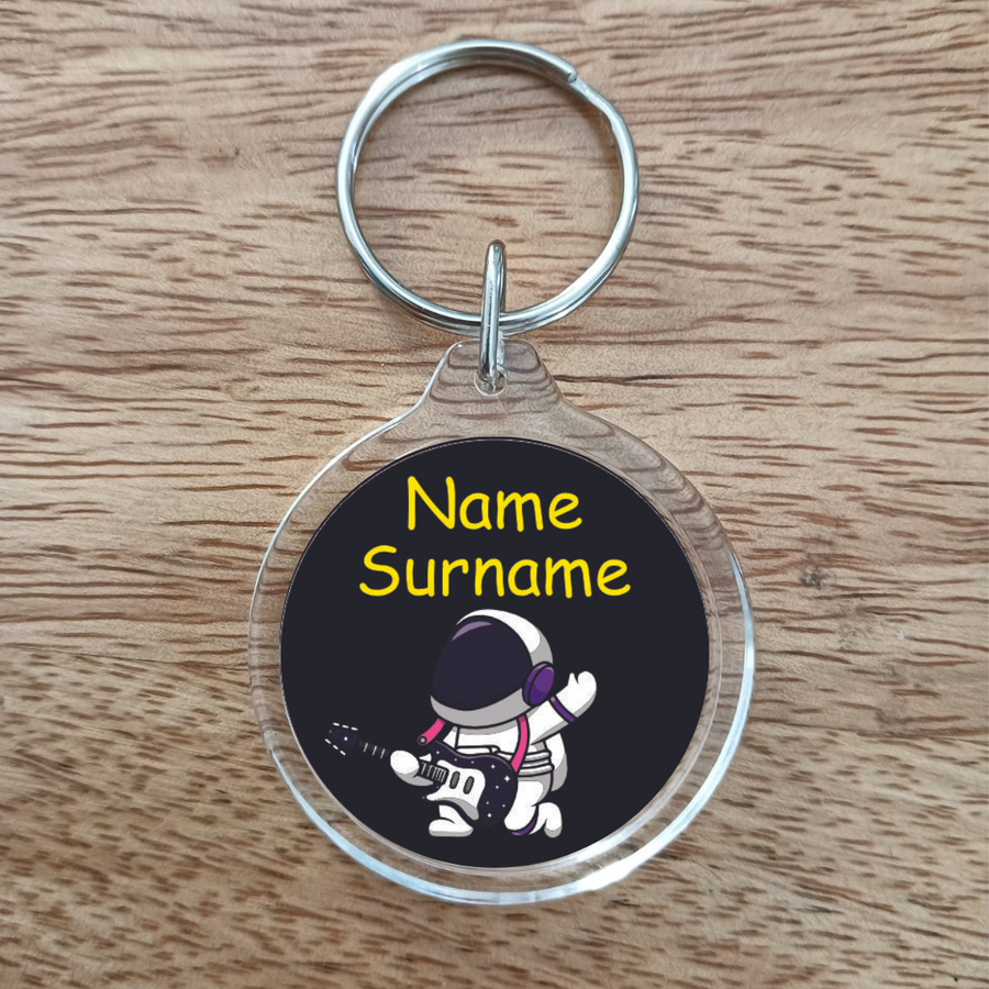 Astronaut Girl Bag Tag