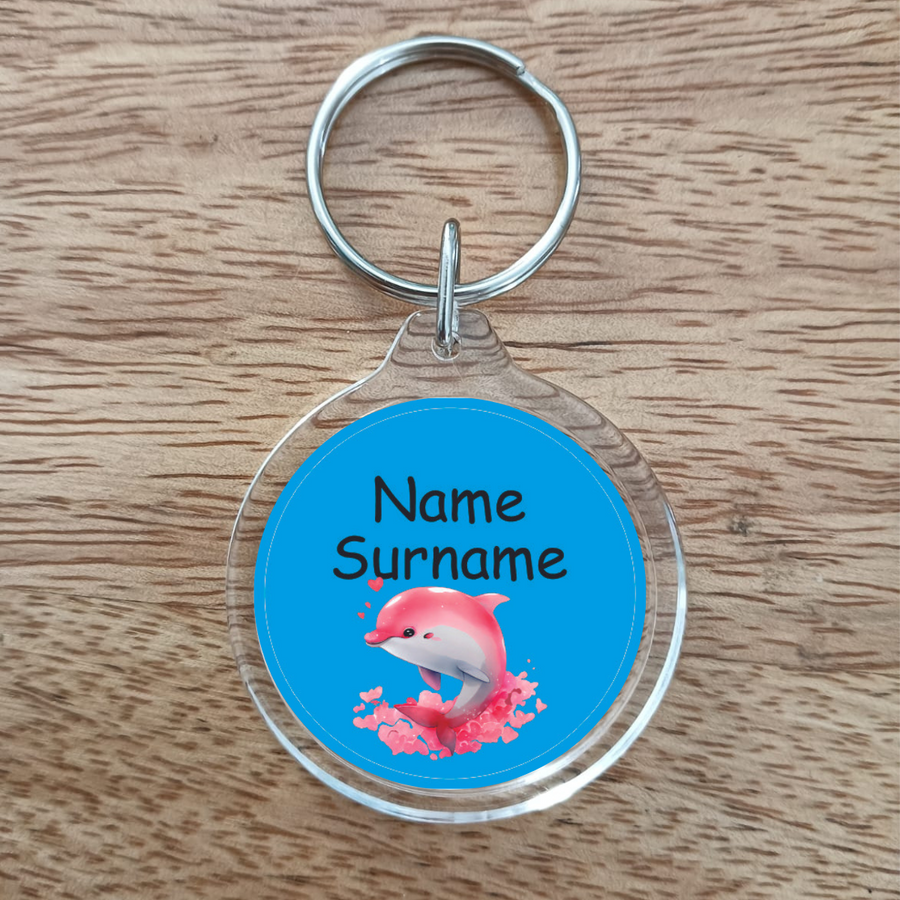 Dolphin Bag Tag