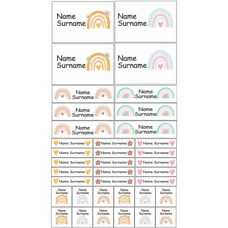 Rainbow Labels