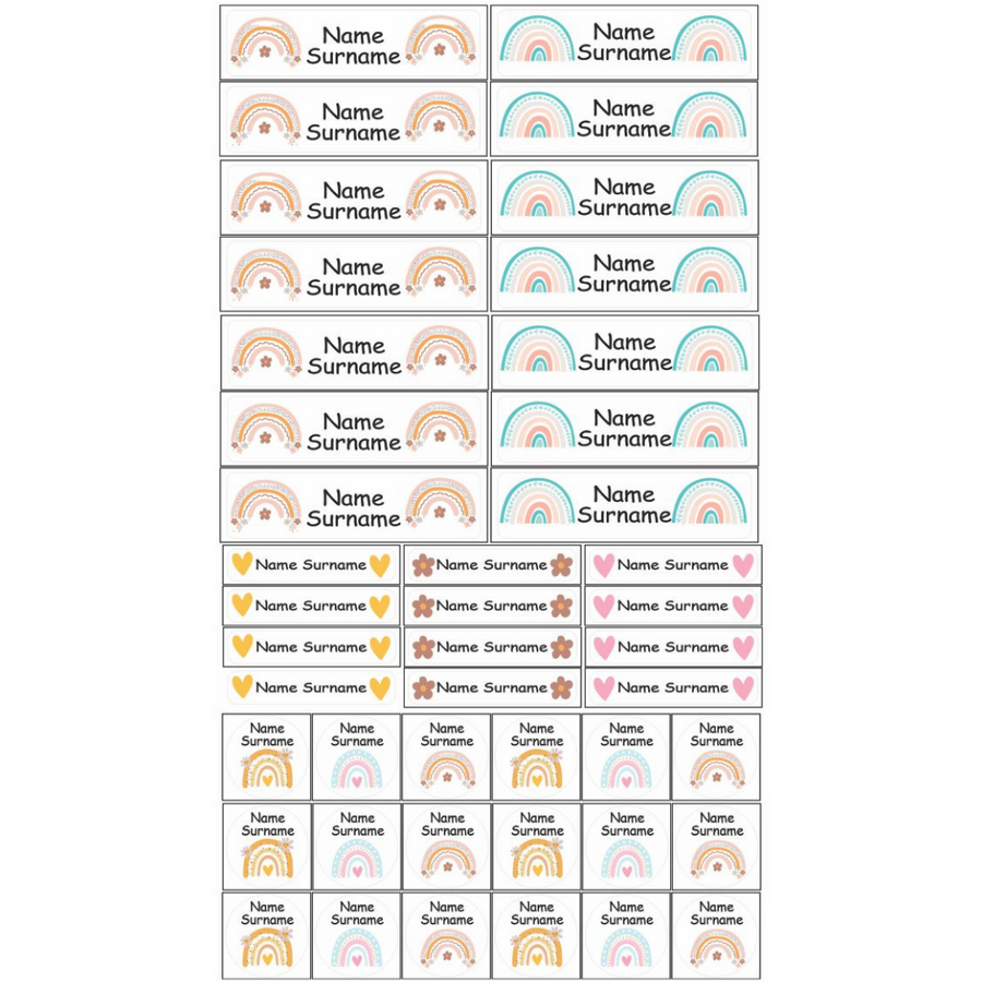 Rainbow Labels