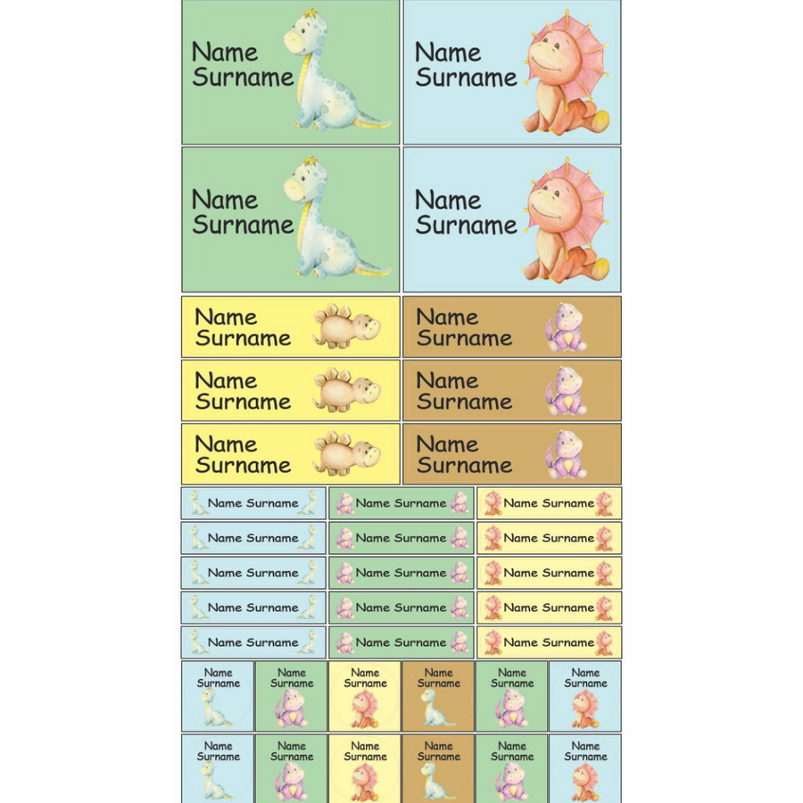 Little Dino's Labels