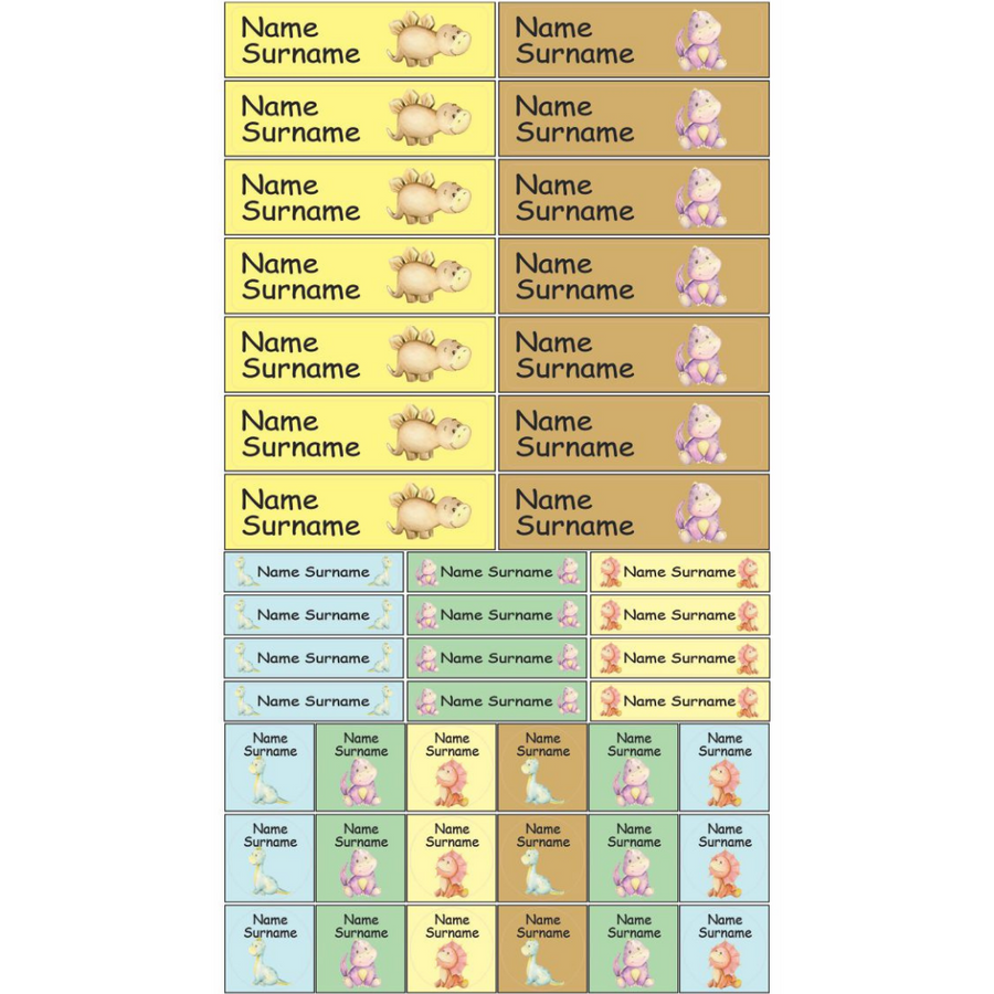 Little Dino's Labels