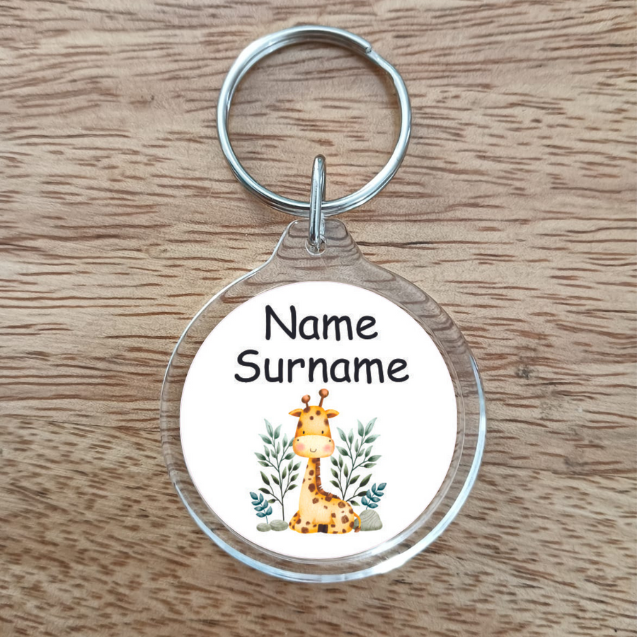 Forest Animals Bag Tag