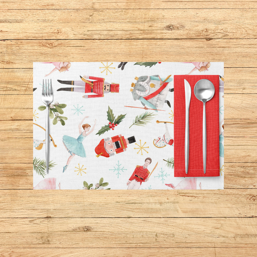 Christmas Ornaments PVC Placemats