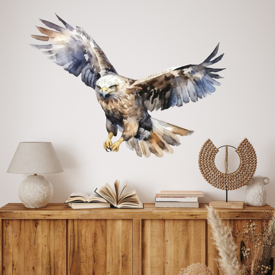 Watercolour Eagle Wall Stickers