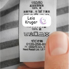 Pastel Unicorn Peel & Stick Clothing Labels