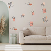 Birds and Shapes Wall Stickers