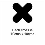 Soft Crosses Wall Stickers