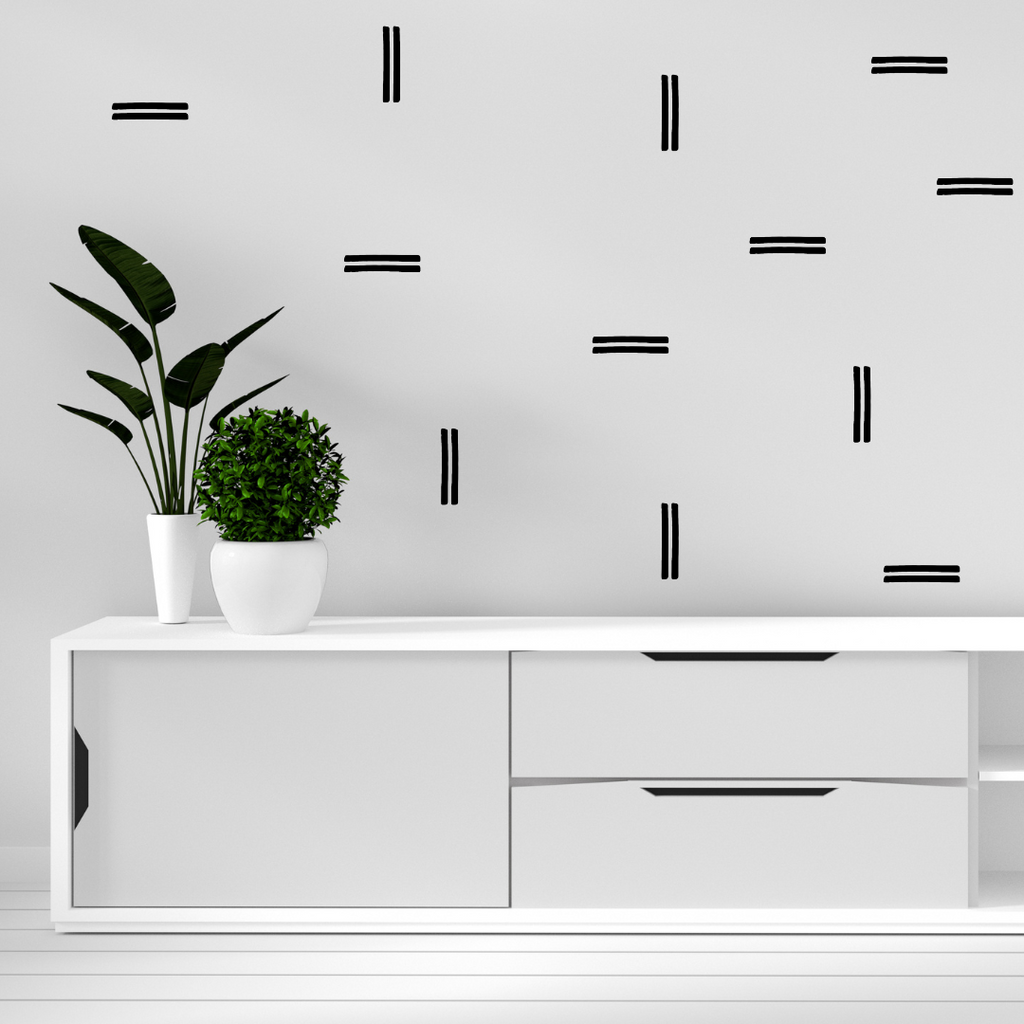 Canvas Line Sticker Hand drawn Line Wall Stickers – Coral Designs